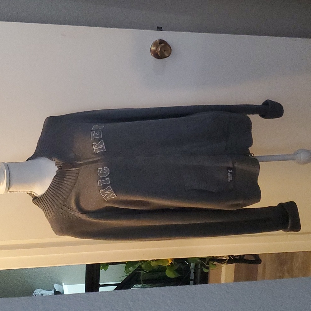 Disneyland Resort high quality zipup sweater jacket XXL gray MICKEY lettering